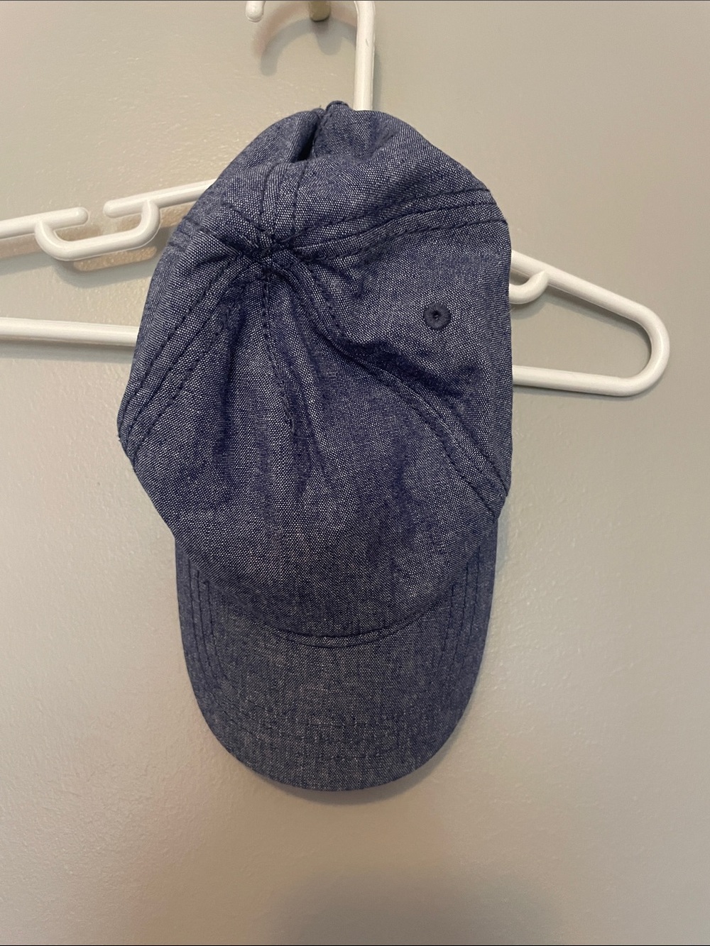 Old Navy Navy Blue Denim-Style Kids Cap